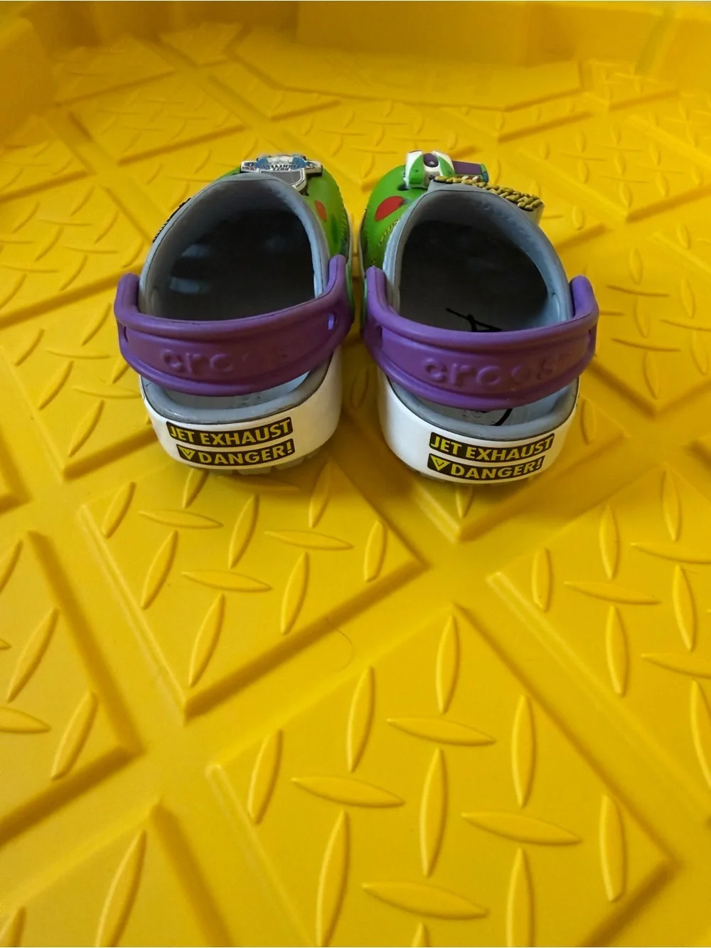 Kids Green Buzz Lightyear Croc Shoes